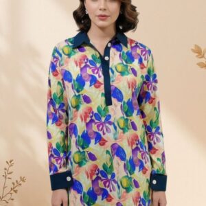 floraease – 100% cotton elegant multi purpose shirt