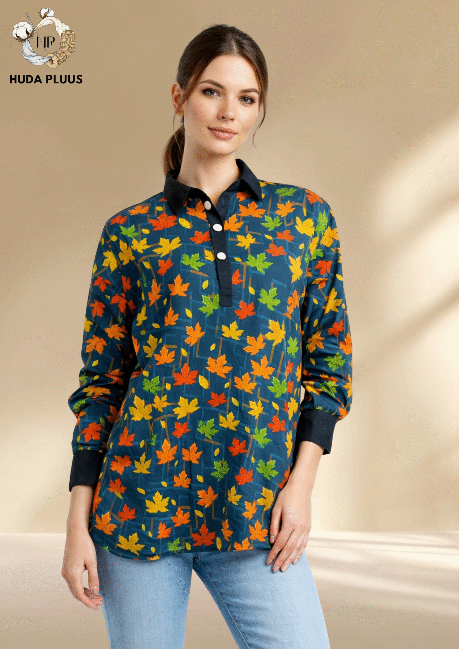 Autumn Aura Kurti – Elegant Multi-Purpose Kurti Shirt