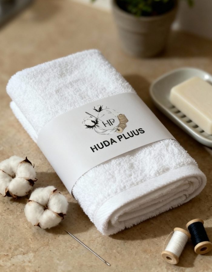 HUDA PLUUS Premium Cotton Hand & Face Towel 16/28 inches.Available In Pack Of Three