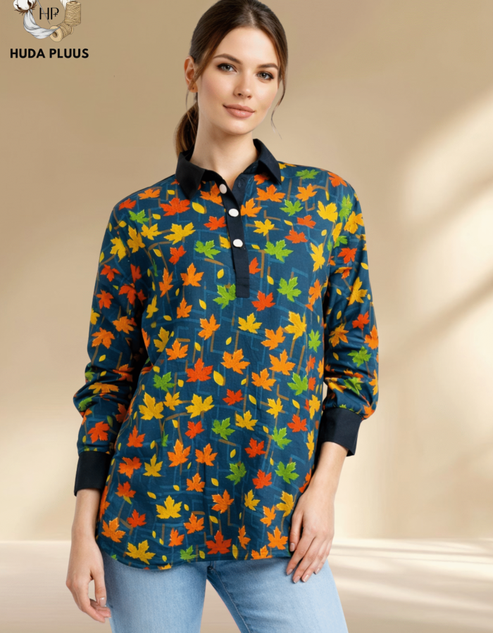 Autumn Aura Kurti – Elegant Multi-Purpose Kurti Shirt